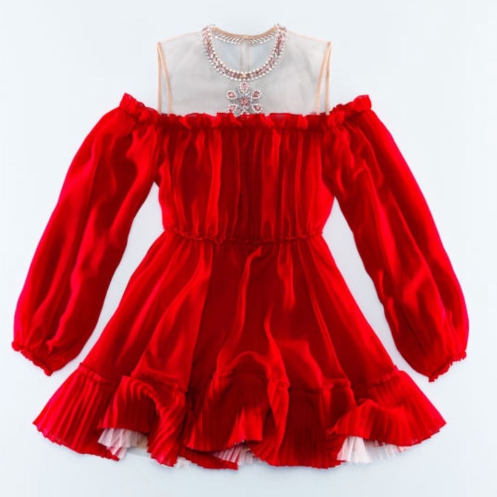 Giambattista Valli x H&M open shoulder dress